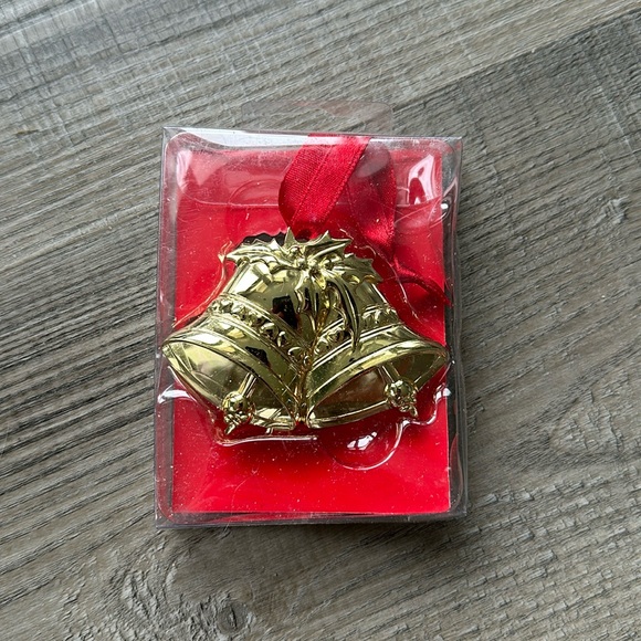 🎄Brass Plated Bells Ornament - Picture 1 of 2